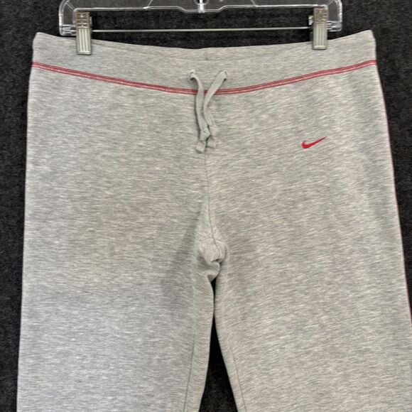 Ohio State Buckeyes Pants Women's Medium Gray Sweatpants Flare Yoga Nike - Picture 3 of 13